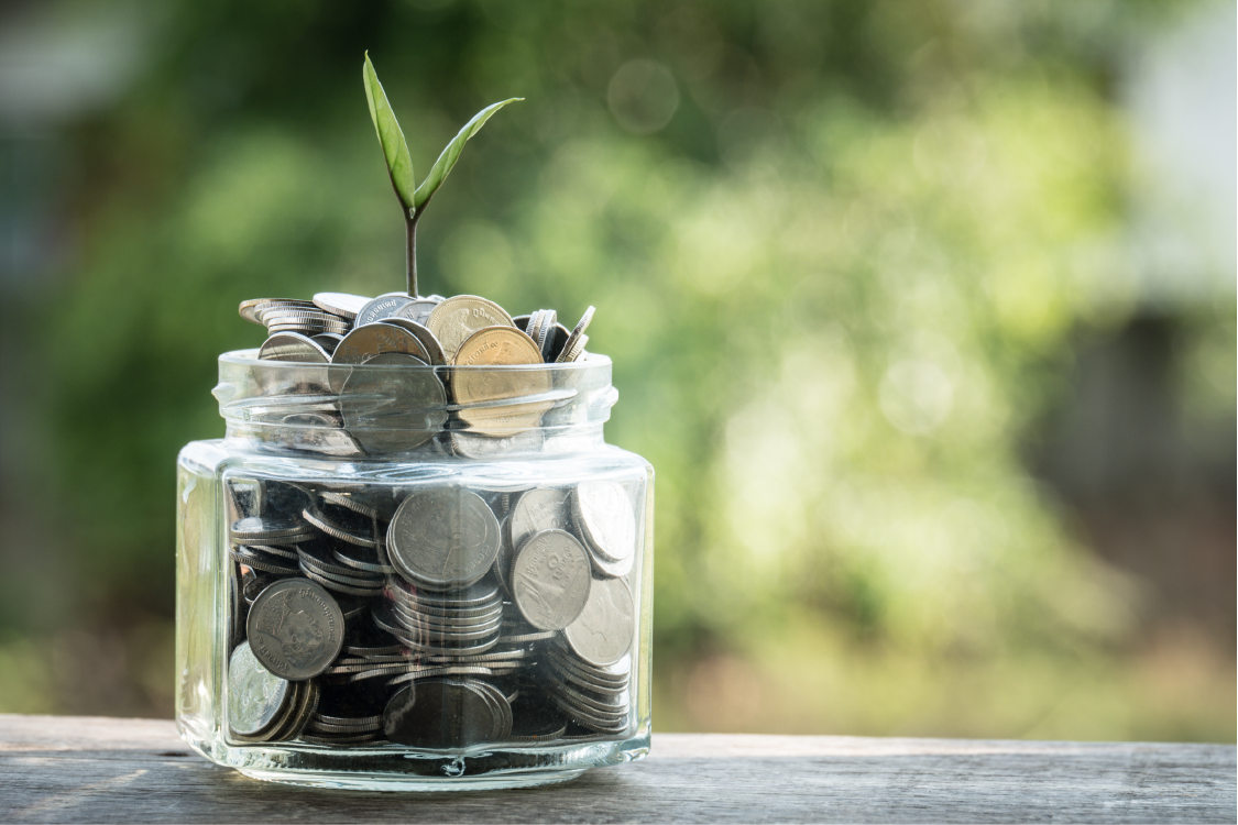 jar of coins